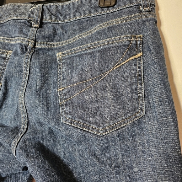 GAP curvy flare tall dark-wash classic boho western midrise Size 14L - Picture 5 of 7